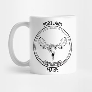 Portland Maine Moose Mug